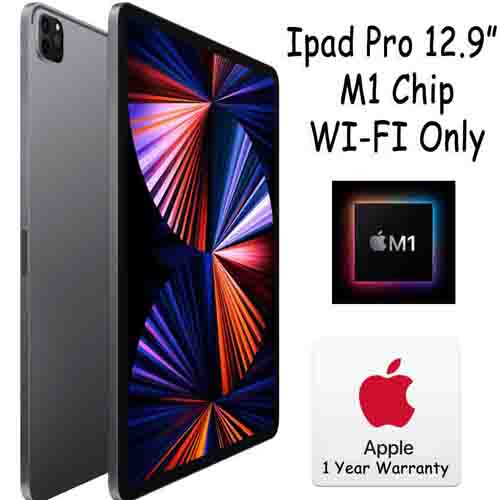 iPad Pro 2021 12.9-Inch, M1 Chip, 256GB ,5G ,Space Gray
